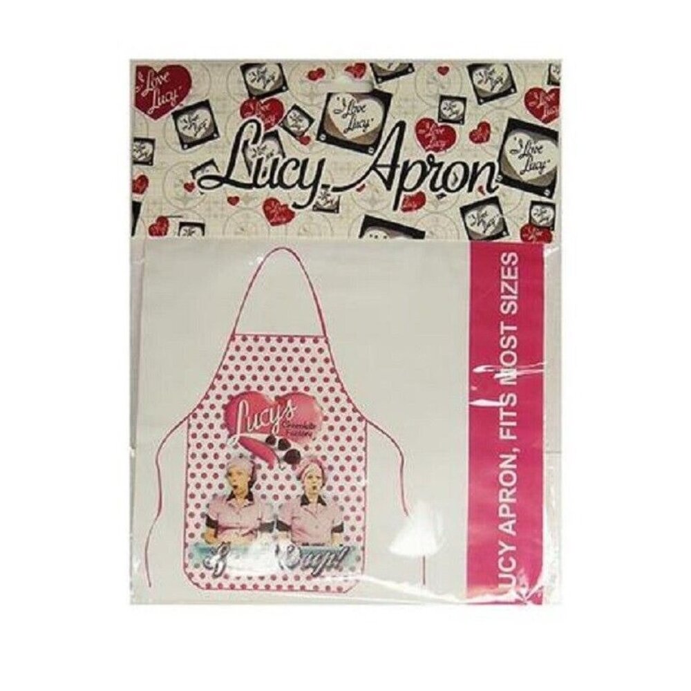 New I Love Lucy Apron Kitchen Cooking Gift Chocolate Factory Lucille Ball Oven - Picture 3 of 4